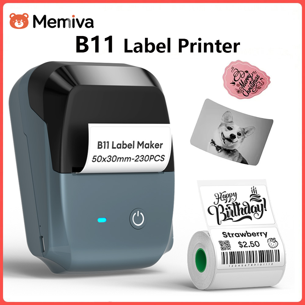 Commercial Printing Network - B11 Portable Thermal Printer Label Adhesive