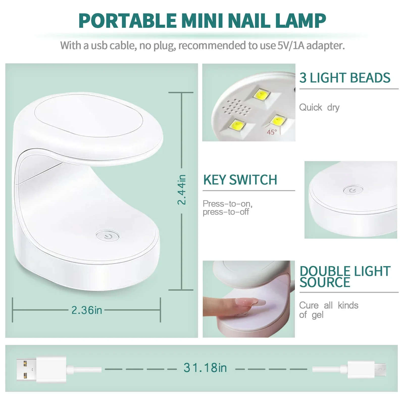 Nailpop Nail Tips and Glue Gel - Exposure Unit Uv review and price