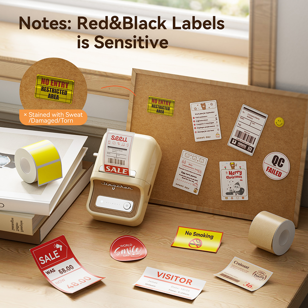 Niimbot B21 PRO Red Black Colo - Commercial Printing Network review and price