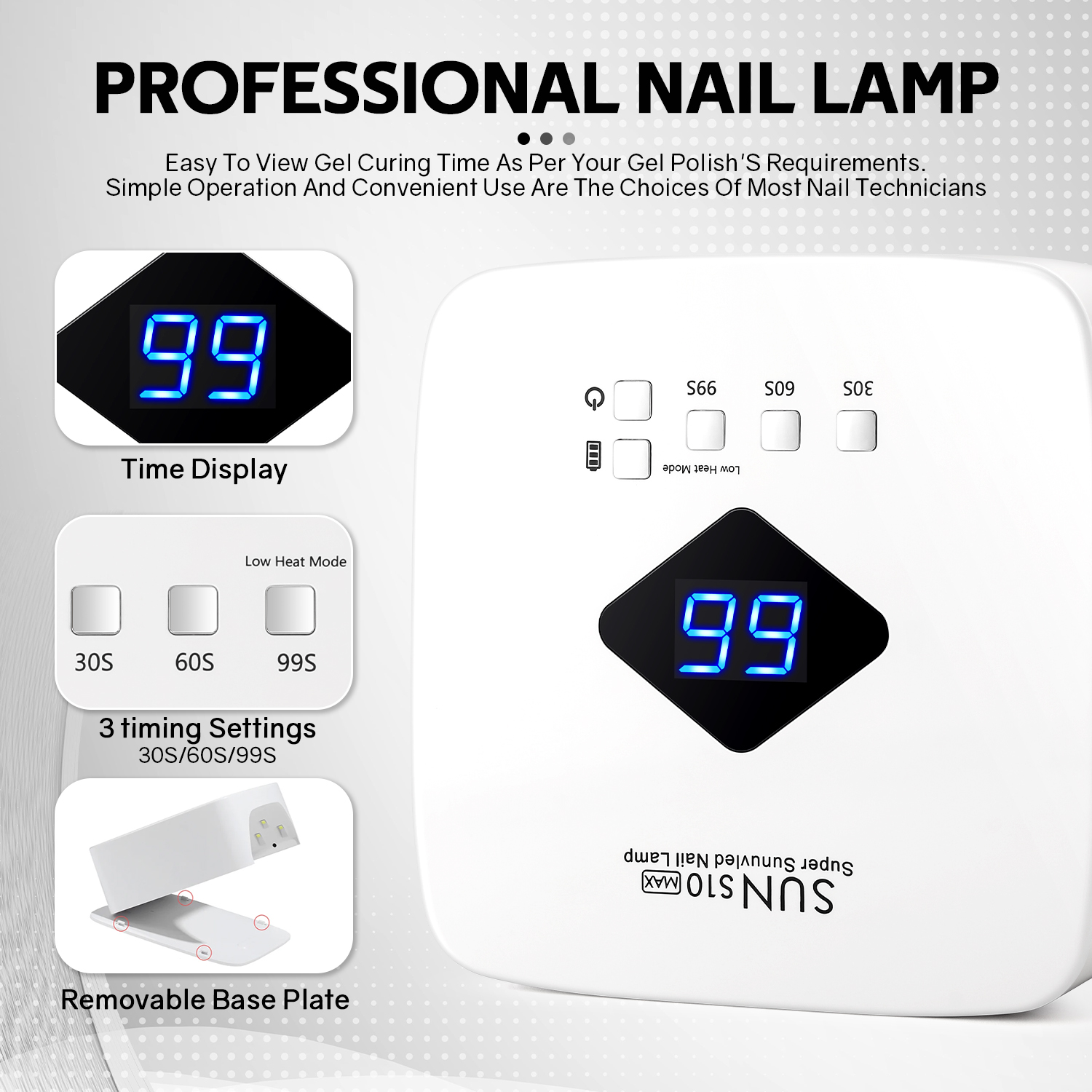 Rechargeable UV LED Nail Lamp  - Exposure Unit Uv review and price