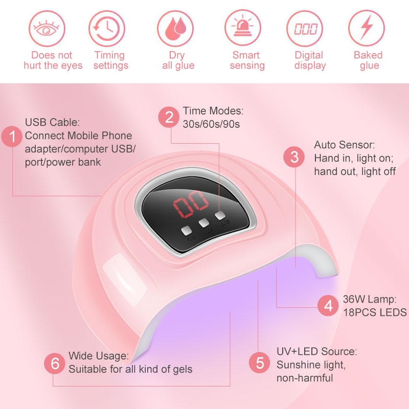 Nail Extension Kit Acrylic Gel - Exposure Unit Uv review and price