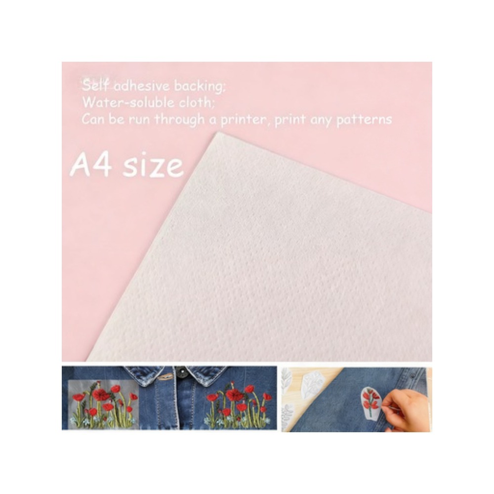 5 sheets A4 Custom Printing Pr - Embroidery Stabilizer Backing review and price