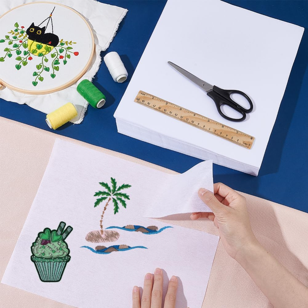 120 Sheets No Show Mesh Embroi - Embroidery Stabilizer Backing review and price