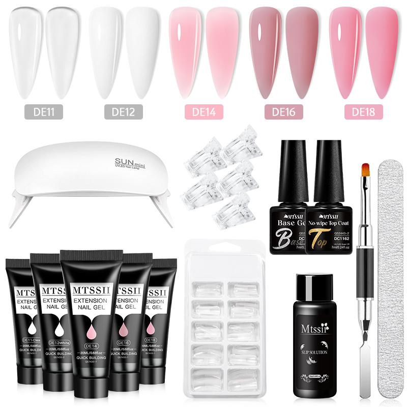 Mtssii 17PCS/Set 20ml Nail Ext - Exposure Unit Uv review and price