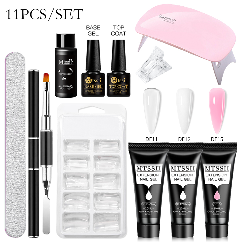 Mtssii 17PCS/Set 20ml Nail Ext - Exposure Unit Uv review and price