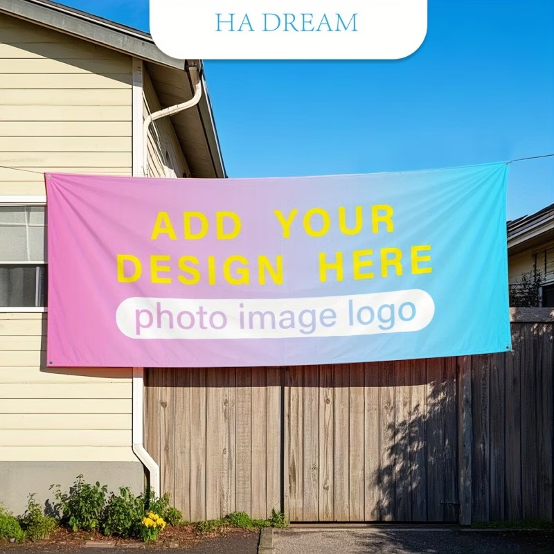 Any Size Custom Banner Flag Lo - Commercial Printing Logo review and price