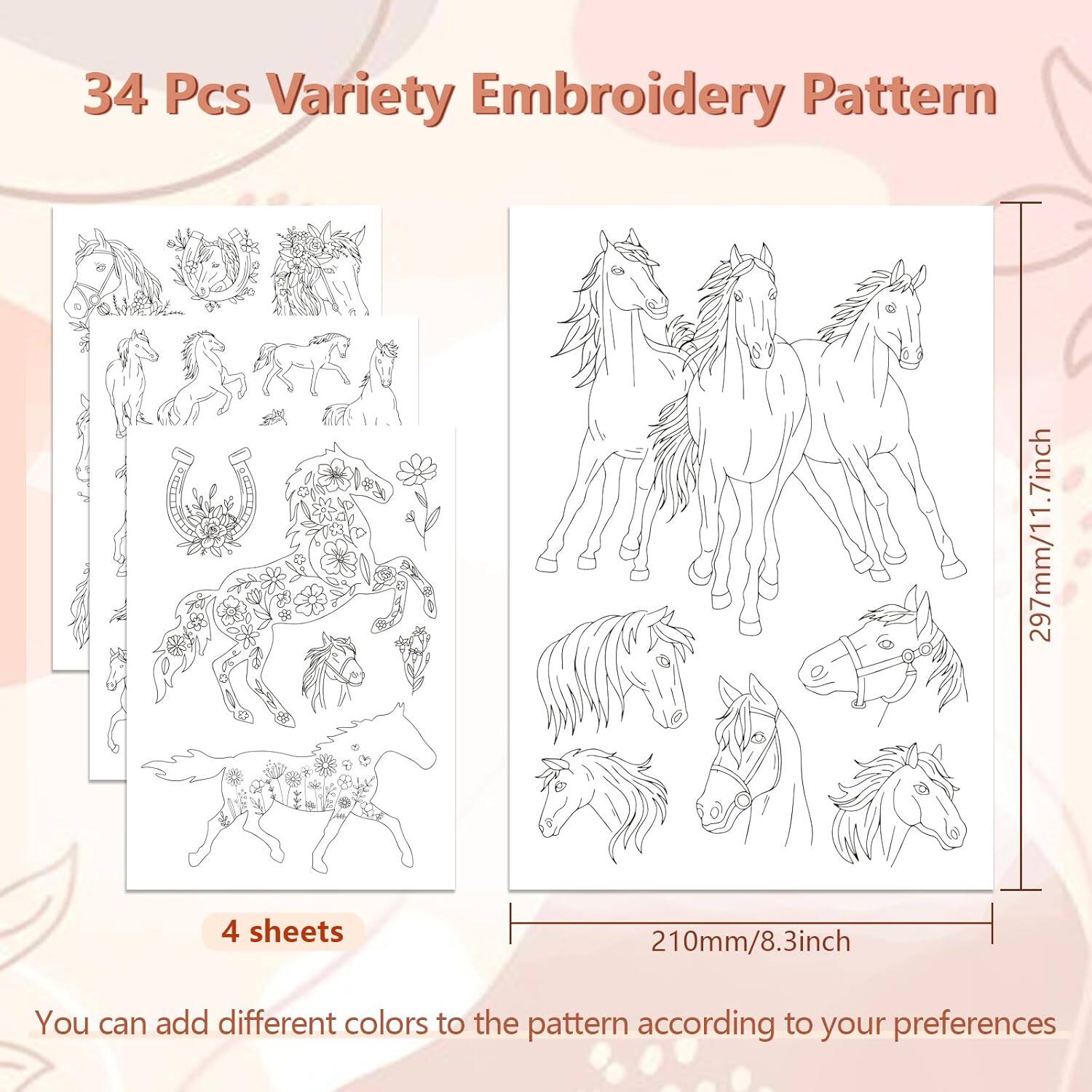 4-Sheet Horse Embroidery Stabi - Embroidery Stabilizer Backing review and price